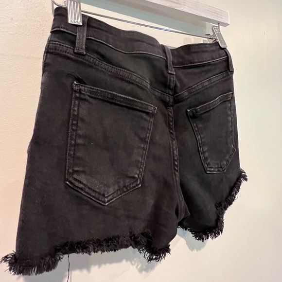 Just black, denim shorts - Picture 3 of 5